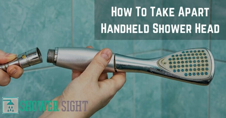 How To Take Apart Handheld Shower Head
