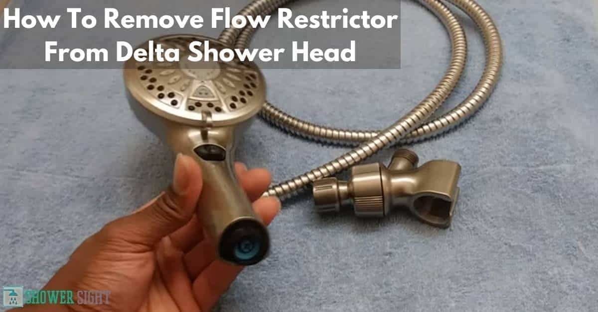 How To Remove Flow Restrictor From Delta Shower Head