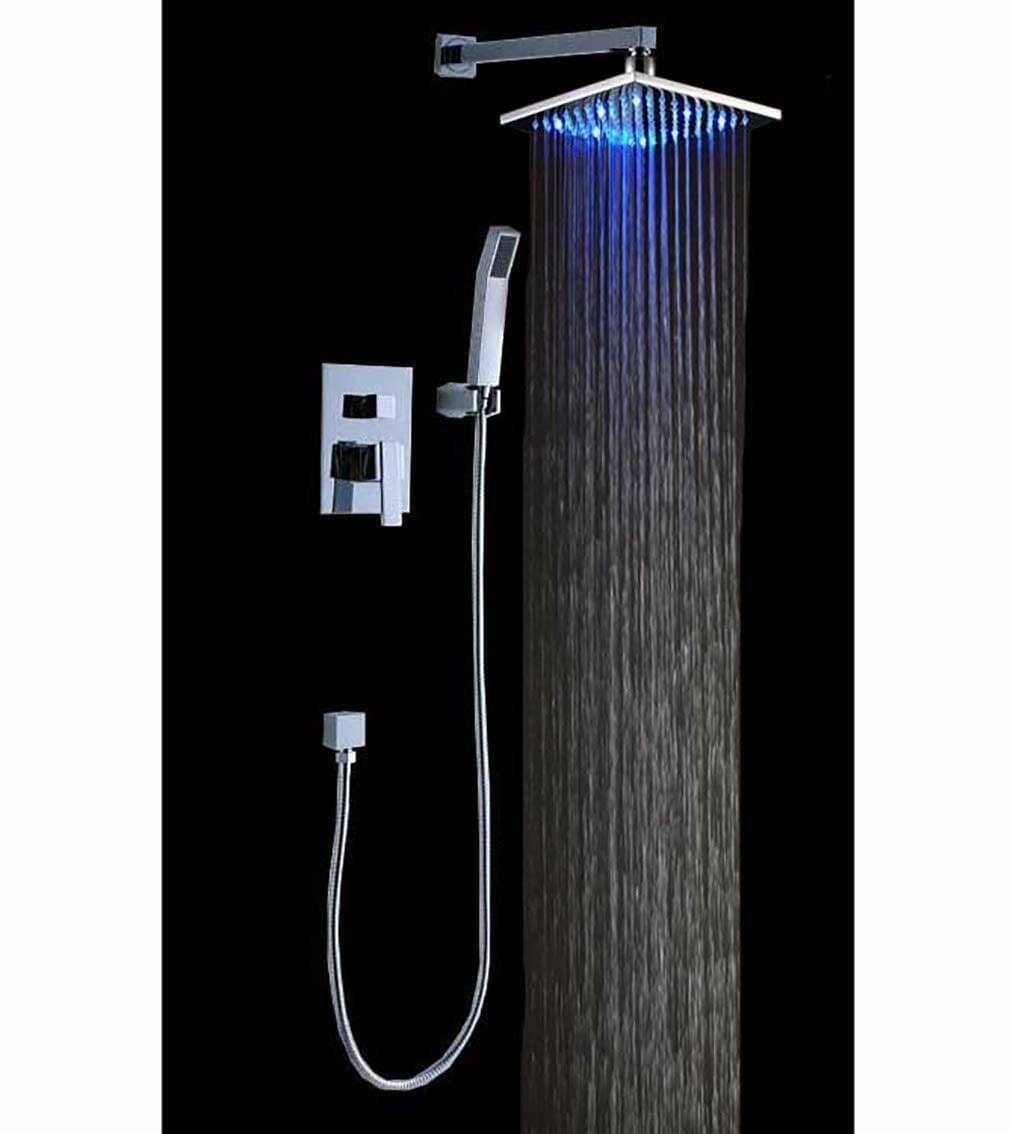 Cascada Luxury Bathroom Shower Set with Luxury LED Shower Head