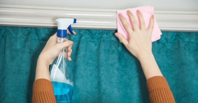 How to Clean a Shower Curtain Without Taking it Down