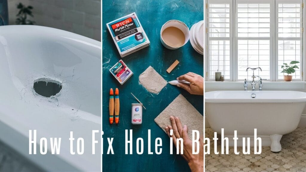 How To Fix A Hole In Bathtub