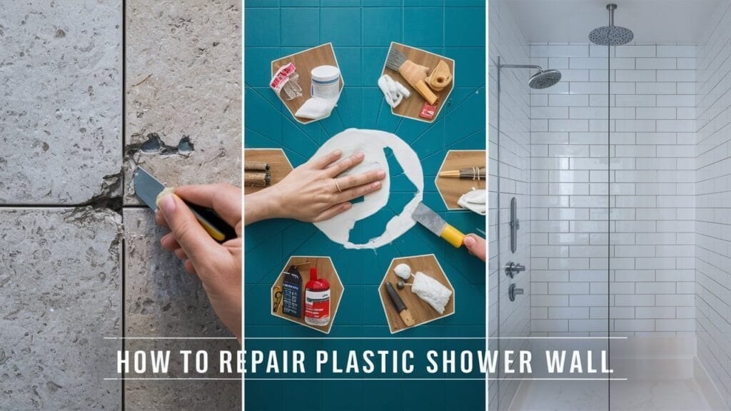 How To Repair Plastic Shower Wall