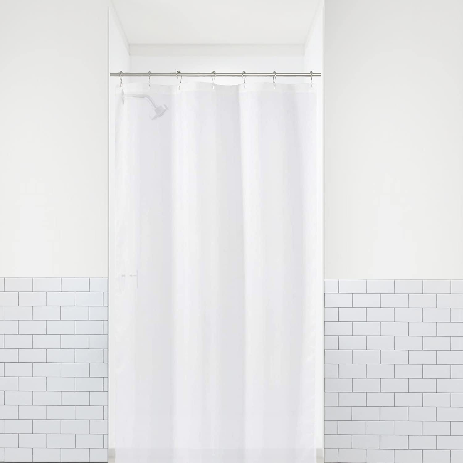 LiBa PEVA 8G Bathroom Small Shower Stall Curtain Liner