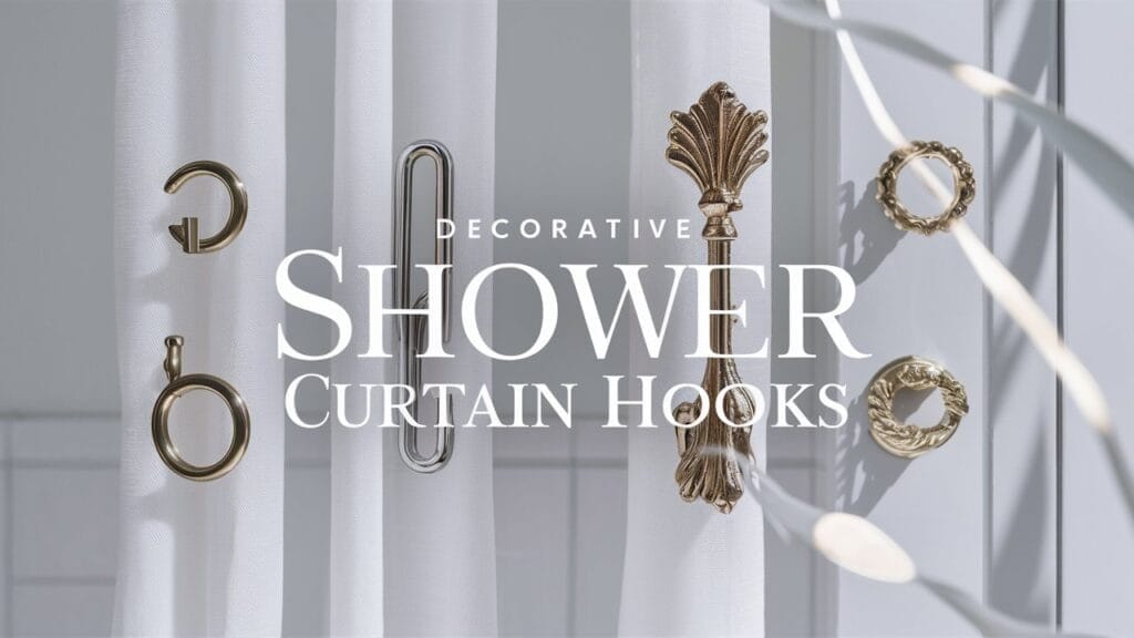 Decorative Shower Curtain Hooks
