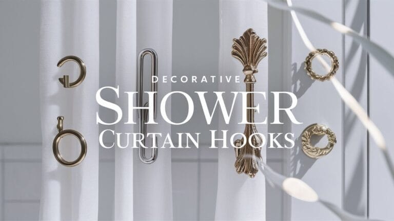 Decorative Shower Curtain Hooks